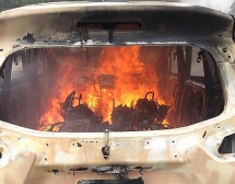 quang nam xe xpander bat ngo boc chay du doi tren duong ho chi minh