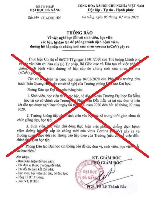 dai hoc da nang bac thong tin cho sinh vien nghi hoc den het 162