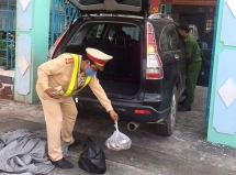 Tài xế dương tính với ma túy trong lúc CSGT đo thân nhiệt