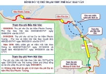 Công ty CP Tập đoàn Đèo Cả điều chỉnh mức thu phí qua trạm Bắc Hải Vân