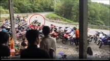 Nhóm thanh niên đua xe, gây náo loạn trên đèo Hải Vân