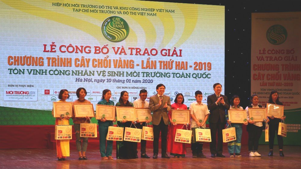 “Cây chổi vàng” năm 2019 tôn vinh 72 công nhân vệ sinh môi trường