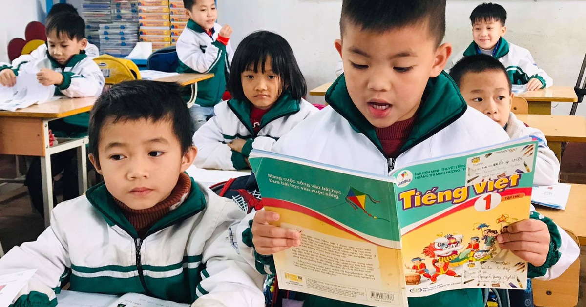 Học sinh lớp 1 ra sao sau một học kì áp dụng chương trình mới?