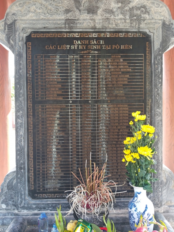 Đài tưởng niệm Pò Hèn - khúc tráng ca bất tử Đài tưởng niệm Pò Hèn - khúc tráng ca bất tử