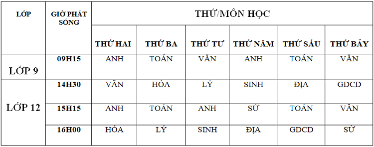 hoc sinh ha noi se hoc qua truyen hinh