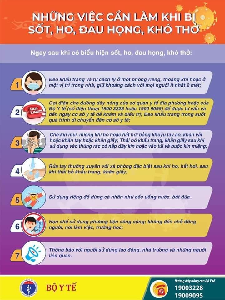 nhung viec can lam ngay khi sot ho kho tho dau hong