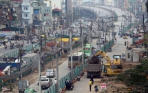 phan luong giao thong xay dung tuyen duong bo tren cao doc duong vanh dai 2