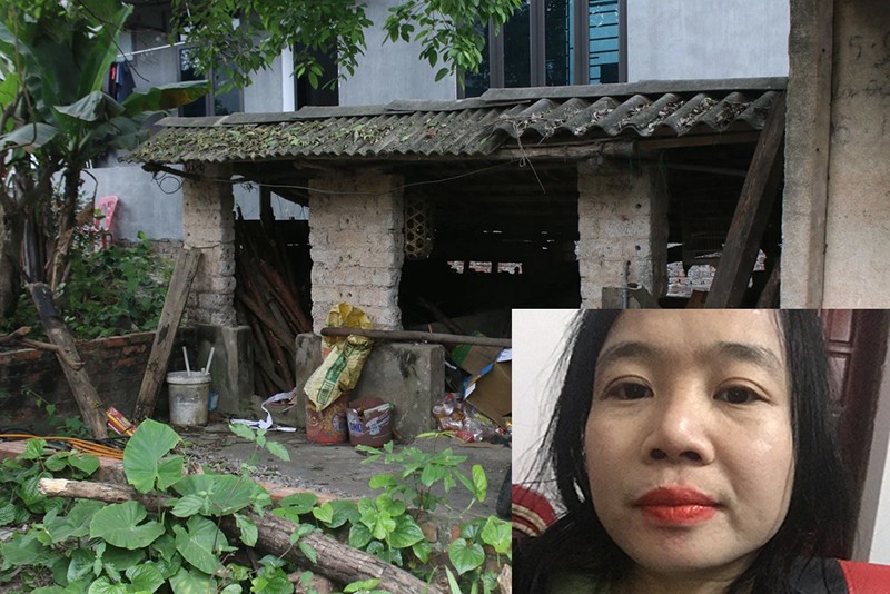 Phạm Thị Hà (ảnh nhỏ) và nơi nghi phạm lẩn trốn sau khi sát hại nữ chủ shop quần áo ở Bắc Giang