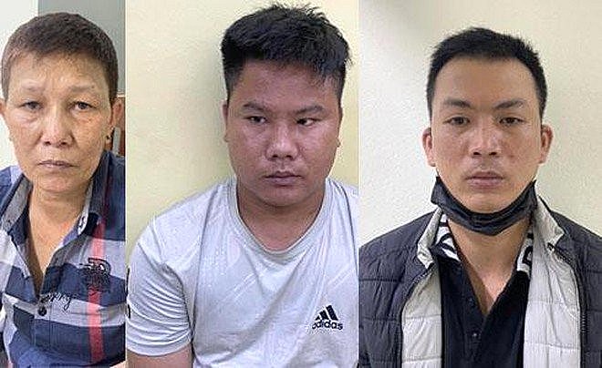 Các đối tượng trong ổ nhóm trộm cắp tài sản của du khách trên phố Đinh Liệt bị bắt giữ.