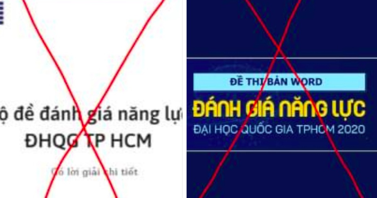 Bị mạo danh bán đề luyện thi đánh giá năng lực, ĐH Quốc gia TPHCM nói gì?