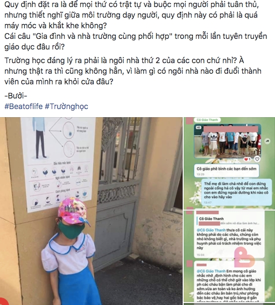 cau chuyen be lop 1 dung ngoai cong truong giua trua nang vi di hoc som lam cong dong mang buc boi