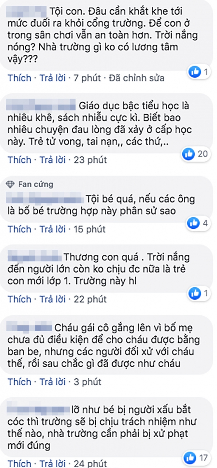 cau chuyen be lop 1 dung ngoai cong truong giua trua nang vi di hoc som lam cong dong mang buc boi