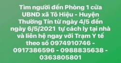 ha noi tim khan nguoi den phong quotmot cuaquot ubnd xa to hieu huyen thuong tin tu ngay 4 den 65