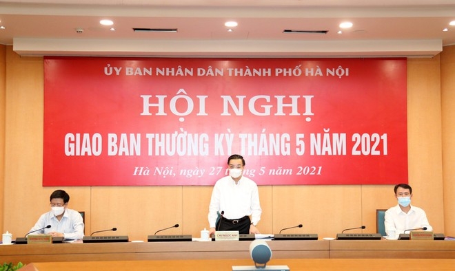 Chủ tịch UBND TP Chu Ngọc Anh kết luận hội nghị