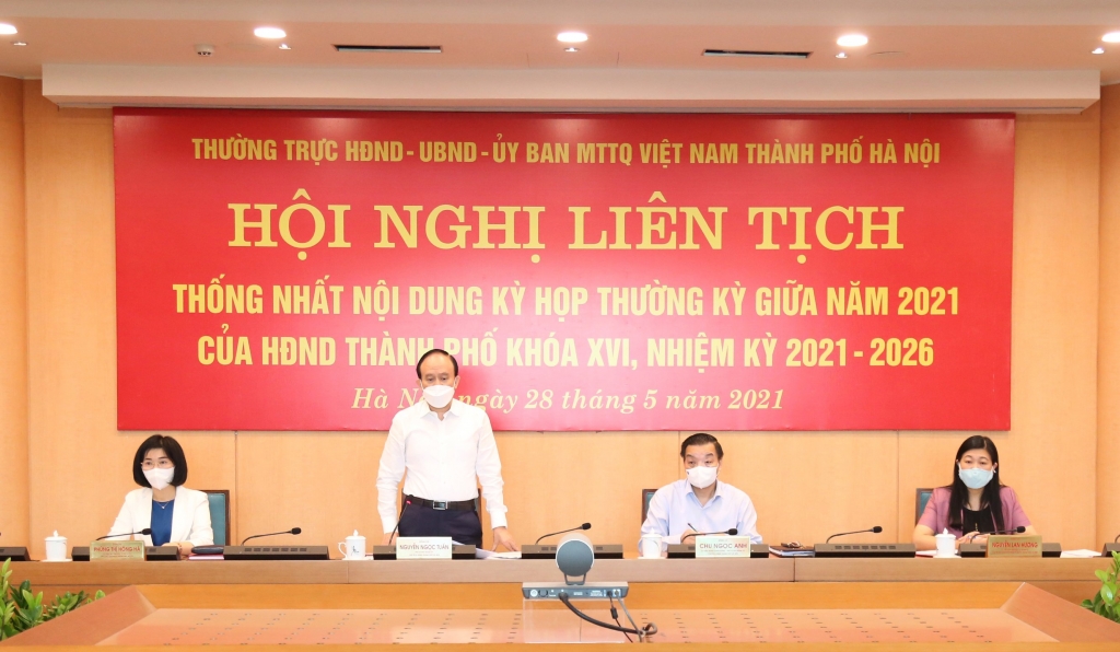 Chủ tịch HĐND TP Nguyễn Ngọc Tuấn kết luận hội nghị