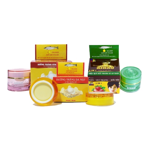 Yêu cầu thu hồi lô kem trắng da mặt Aihao và Gel mụn 10g không đạt chất lượng