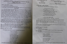 Đề thi lớp 10 ở Nghệ An: Câu 5 điểm gần giống đề kiểm tra học kỳ