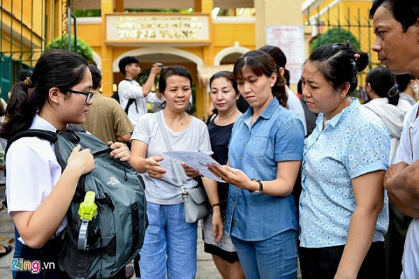 gan 50 bai thi mon toan vao lop 10 o tphcm duoi 5 diem