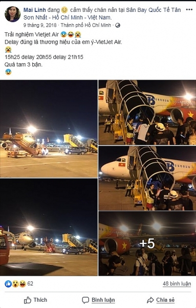 Hành khách ‘nổi điên’ vì Vietjet chậm chuyến vô tội vạ hanh khach noi dien vi vietjet cham chuyen vo toi va