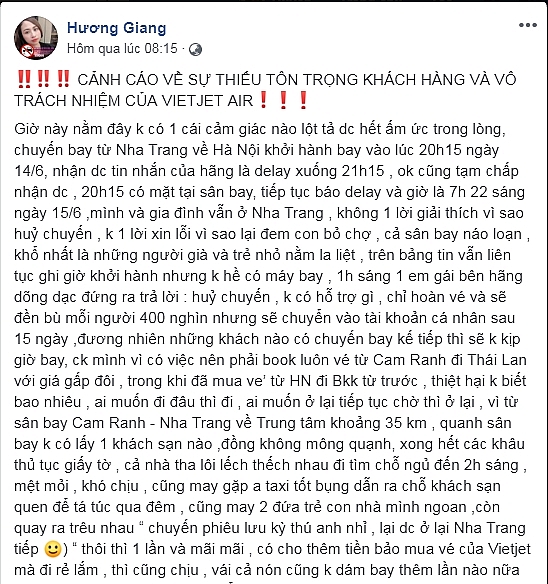 vietjet air cham chuyen huy chuyen va con gi nua