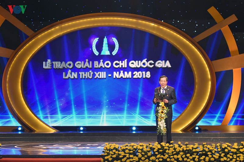 toan canh le trao giai bao chi quoc gia lan thu 13 nam 2018