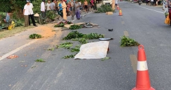 Xe tải lao vào 3 phụ nữ bán chè xanh, 1 người chết 2 người bị thương