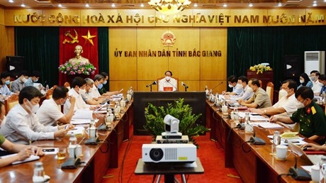 Phó Thủ tướng Lê Văn Thành chủ trì cuộc họp với lãnh đạo tỉnh Bắc Giang và một số bộ, ngành