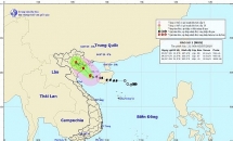 Gió giật cấp 9 ở Bạch Long Vĩ, bão số 2 còn cách đất liền 180km