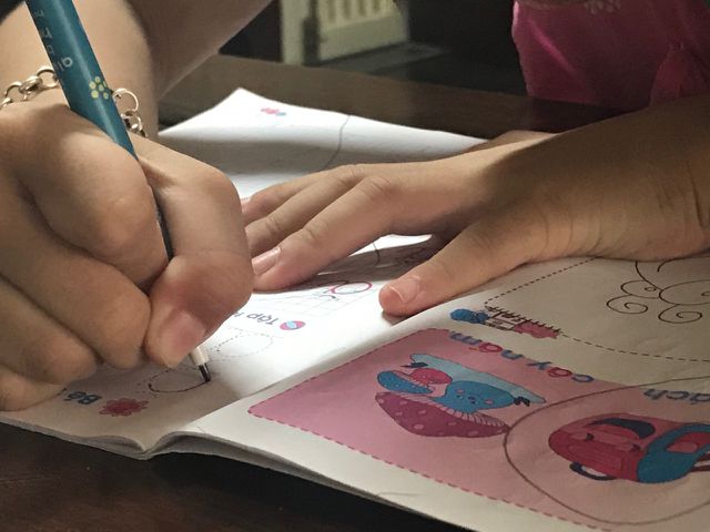 Hết hơi theo lịch học chữ trước khi vào lớp 1