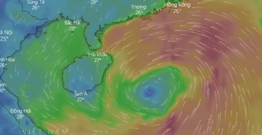 3 hướng đổ bộ của bão số 3 - Wipha khi vào đất liền