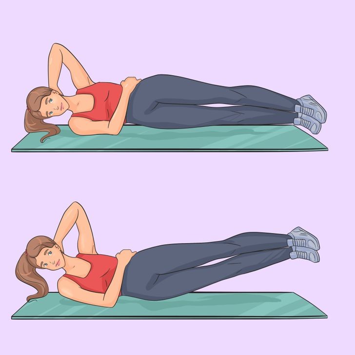 Giảm cân, giảm eo với 9 động tác thể dục mỗi ngày