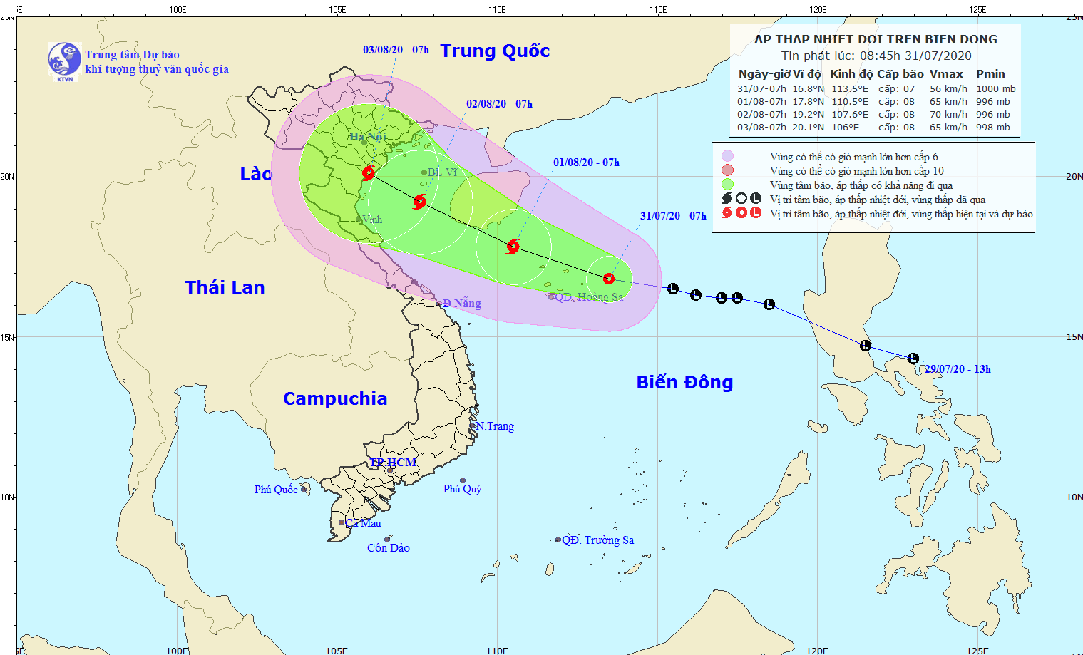 ap thap nhiet doi dang manh len bien dong co mua dong manh