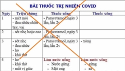 chua covid 19 theo mang xa hoi coi chung ngo doc thuoc giam dau ha sot