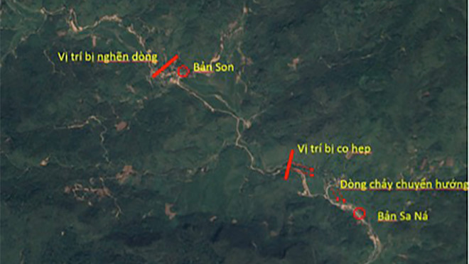 lu quet kinh hoang o sa na do nuoc bi nghen dong vo dap tam tu thuong nguon