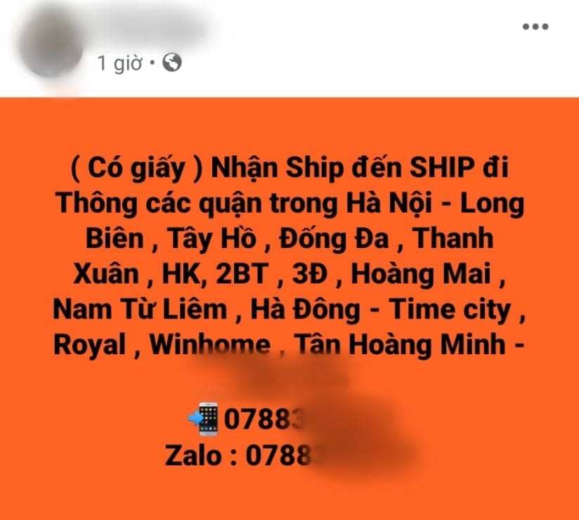 Shipper tự do hoạt động, chạy “chui” trong dịch Covid-19