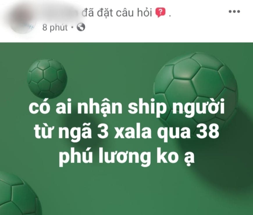 Dưới dòng status, nhiều shipper đã để lại thông tin nhận chở người trong mùa dịch. Ảnh: Chụp màn hình