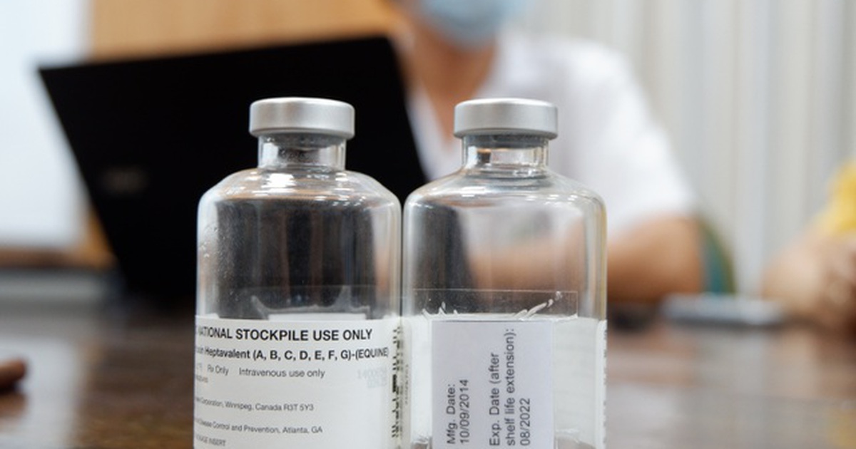 WHO tài trợ khẩn cấp 10 liều thuốc giải độc tố Botulinum cho Việt Nam