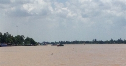 Bão số 5 làm tăng lũ đầu nguồn sông Cửu Long