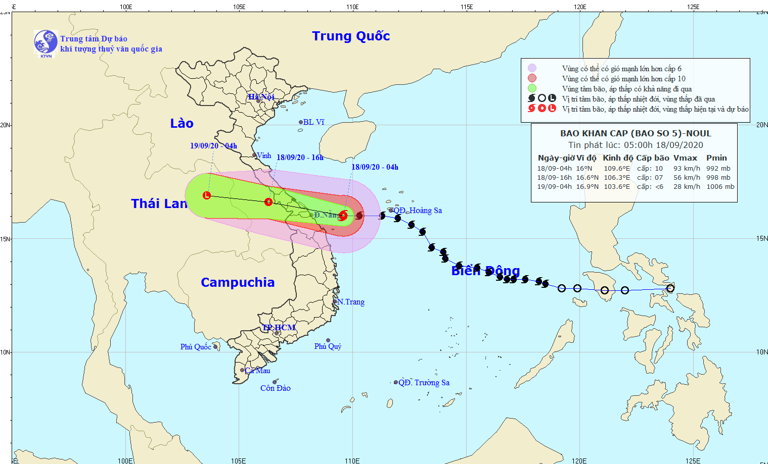 Bão số 5, không khí lạnh và dải hội tụ nhiệt đới cùng tác động gây mưa ở nhiều nơi