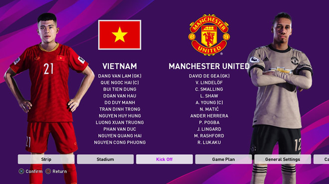 Fan Việt tạo bản mod PES 2020 có tuyển Việt Nam, giống hệt ngoài đời fan viet tao ban mod pes 2020 co tuyen viet nam giong het ngoai doi