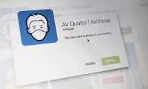 Ứng dụng AirVisual biến mất trên kho ứng dụng tại Việt Nam