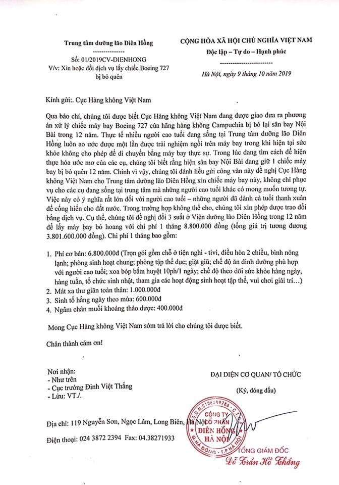 may bay bo hoang 12 nam dien hong xin doi bang dich vu duong lao