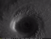 Sức mạnh "quái vật"của siêu bão Hagibis nhìn từ không gian