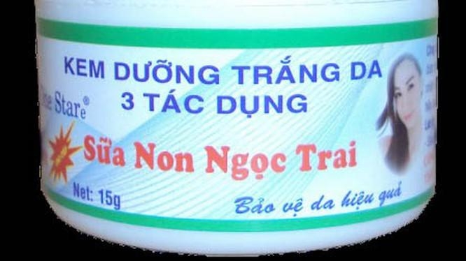 Thu hồi kem dưỡng trắng da sữa non ngọc trai vì kém chất lượng