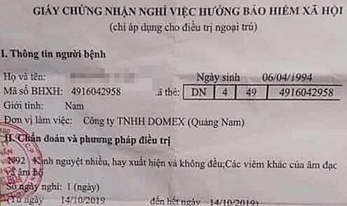 Chàng trai được chẩn đoán "kinh nguyệt nhiều"