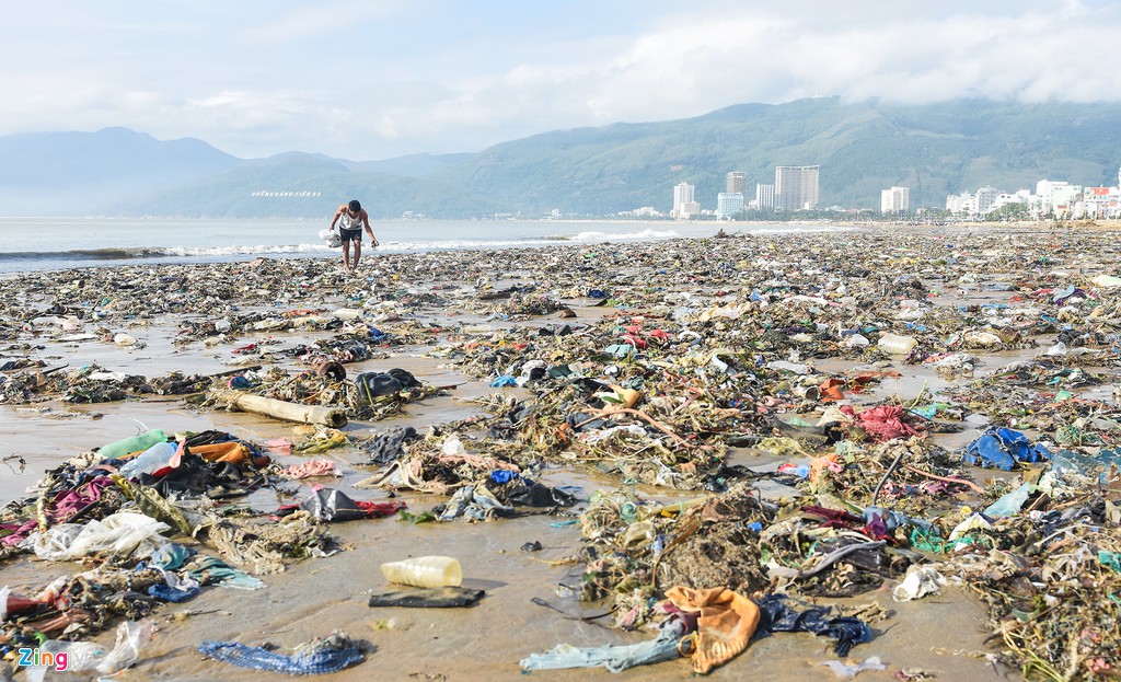 bai bien ngap rac sau bao so 5 o binh dinh