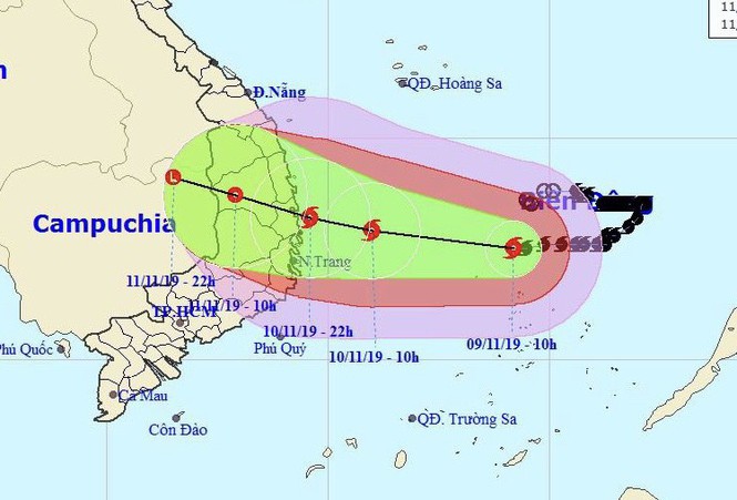 Lên kế hoạch di dời 150.000 dân các tỉnh miền Trung để ứng phó bão số 6