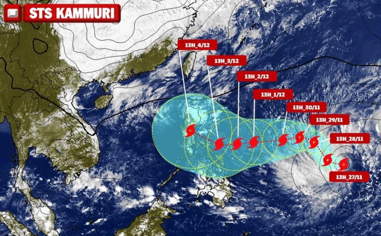 Siêu bão hướng về Philippines, liệu trận Thái Lan - Việt Nam có bị hủy?
