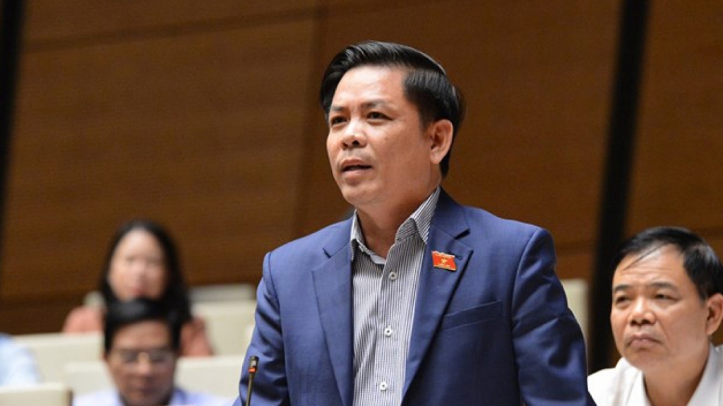 Bộ trưởng Bộ Giao thông Vận tải Nguyễn Văn Thể phát biểu giải trình