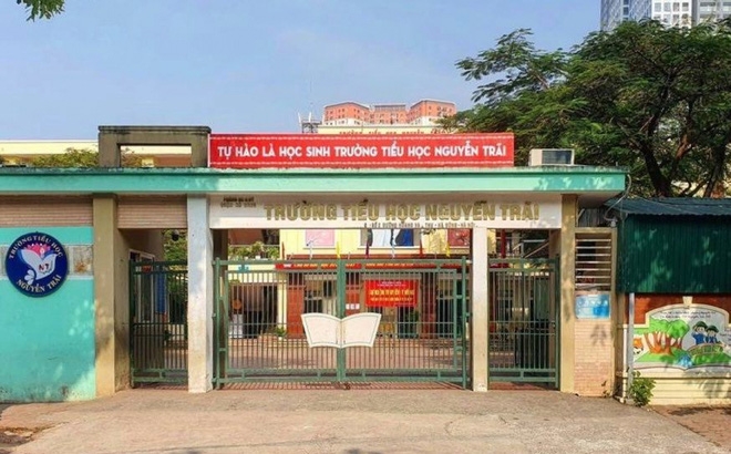 Trường Tiểu học Nguyễn Trãi (Hà Đông) nhiều học sinh phải nghỉ học bất thường